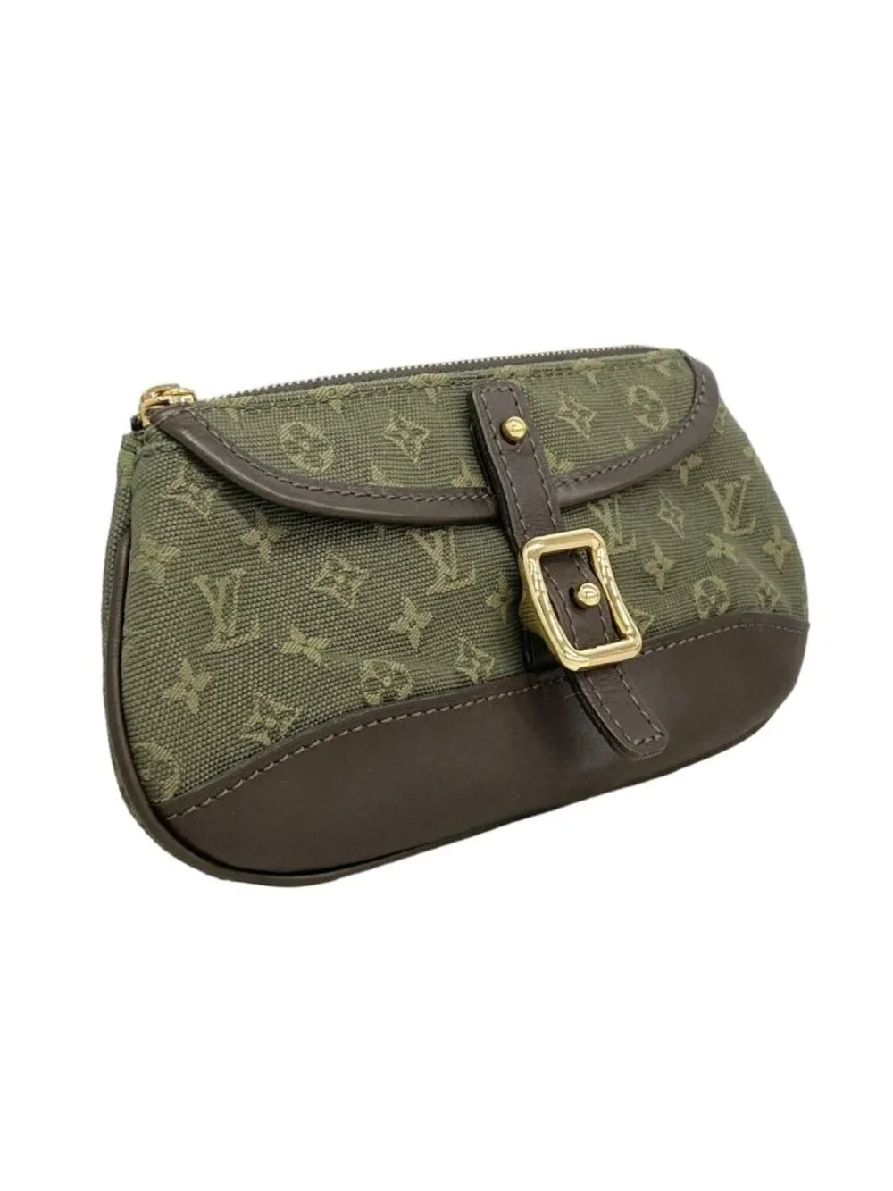 Louis Vuitton Pouch Monogram Mini Ansophie Khaki - Picture 2 of 9